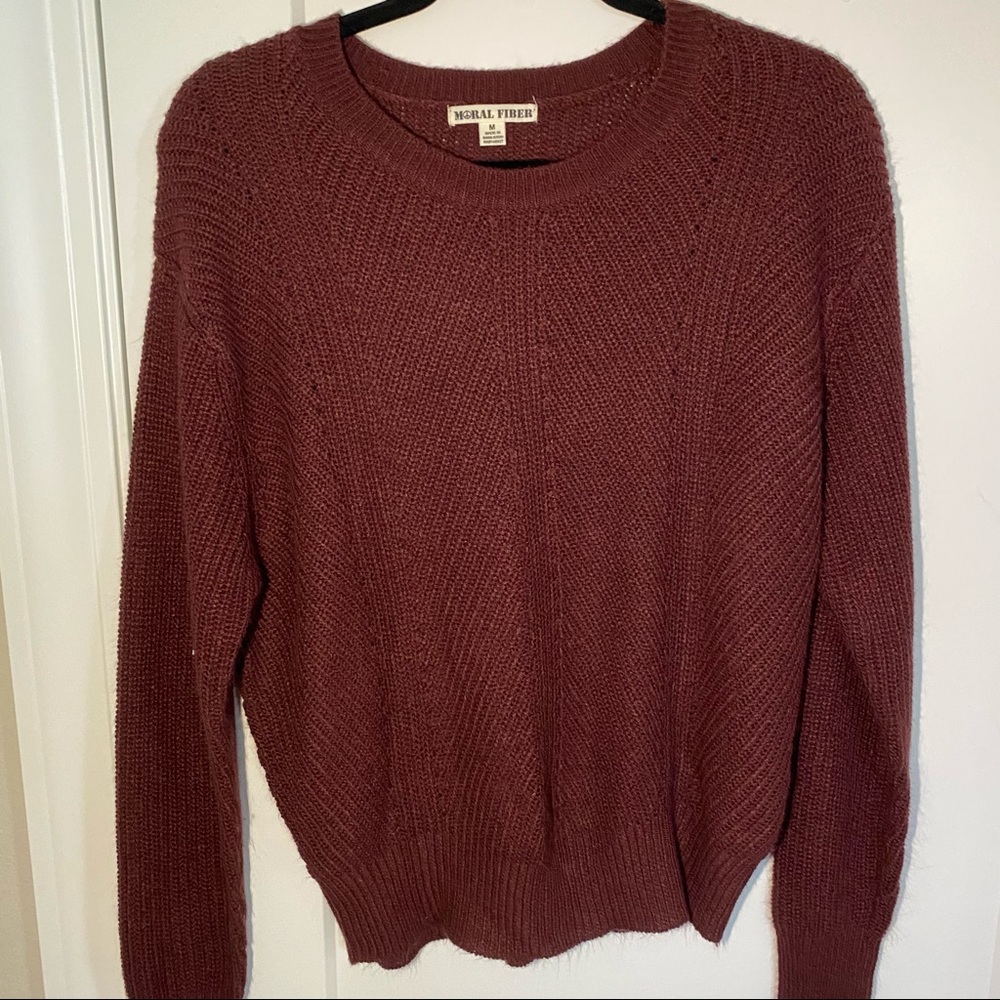 Plum sweater